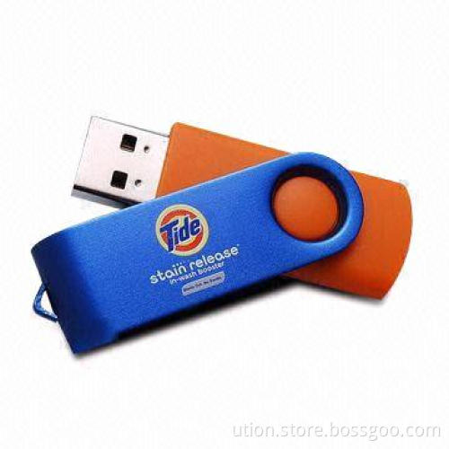 Swivel USB Flash Drive with Up to 16GB Memory Capacity and Working Voltage of 5V, Free Samples